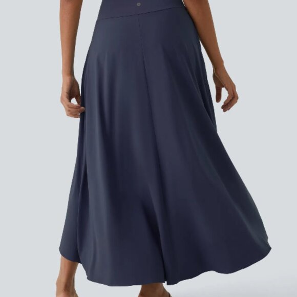 HALARA | Breezeful High Waist High Low 2-in-1 Flowy Maxi Skirt Skort | Sz. M - Picture 3 of 14